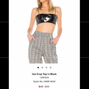 I am Gia isla crop top